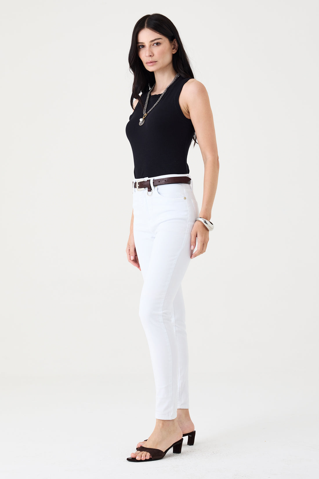CALÇA SOFIE FEMININA SKINNY SARJA BRANCO