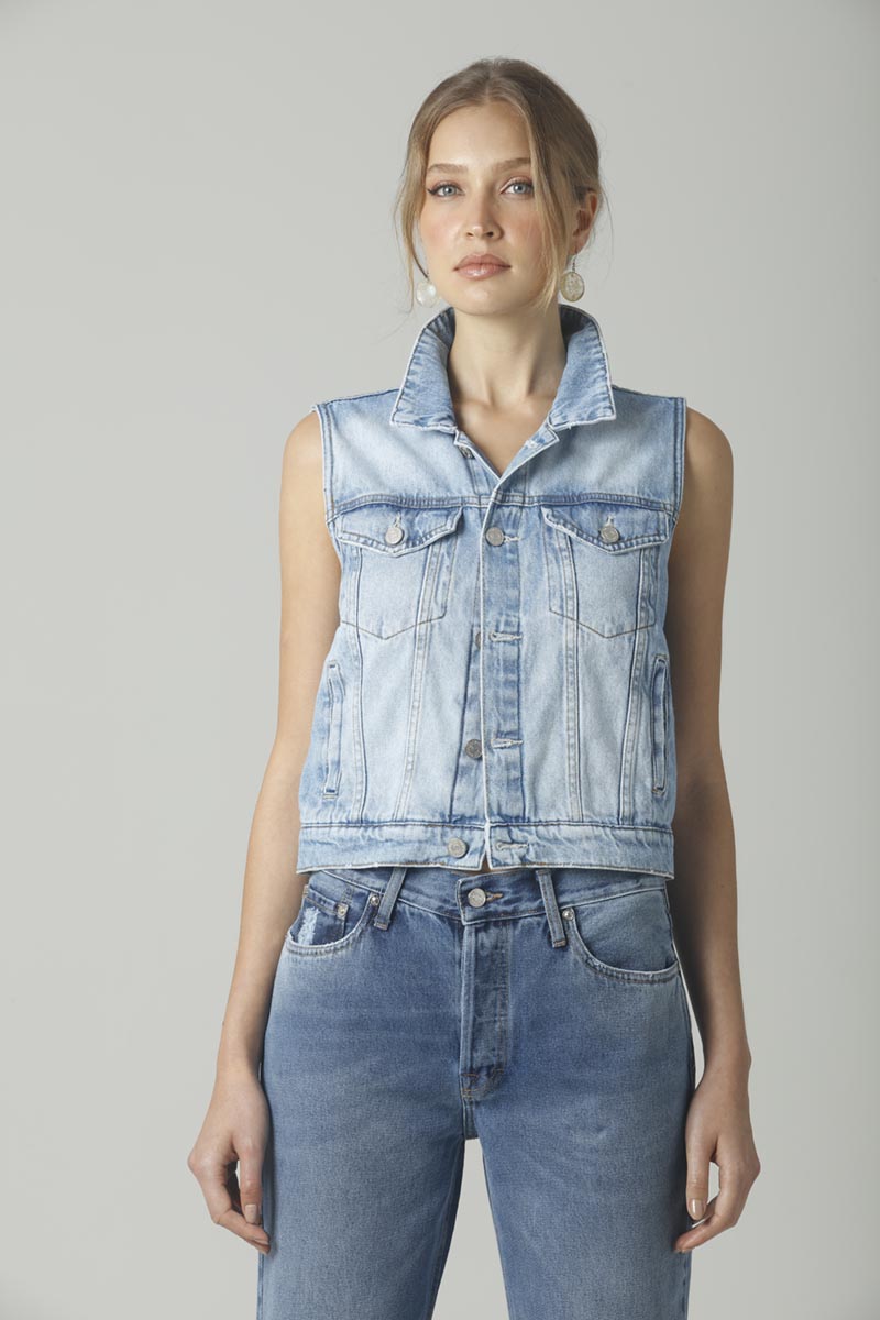 COLETE JEANS CLARO