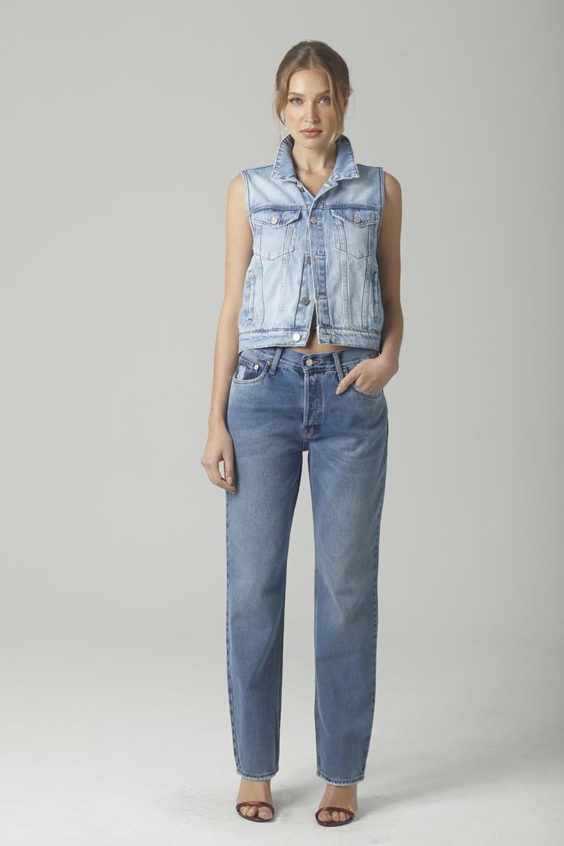 COLETE JEANS CLARO