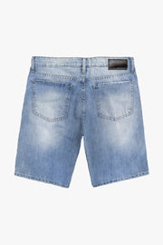 BERMUDA ROMEO MASCULINA RETA JEANS MÉDIO CLARO