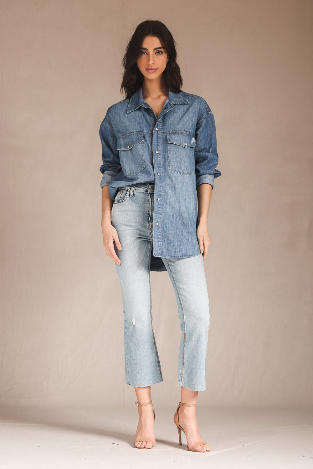 Calça Bootcut Riley Jeans Médio