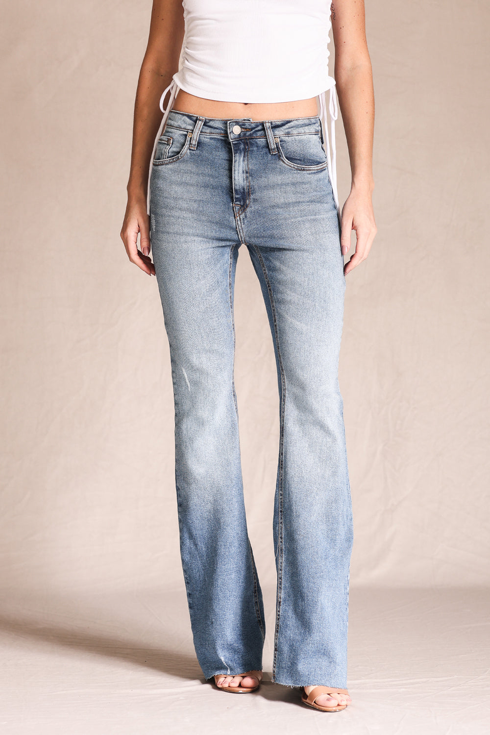 Calça Bootcut Mila Jeans Médio