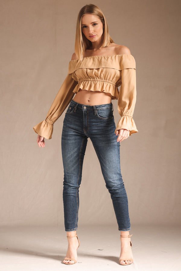 Calça Skinny Emma Jeans Escuro