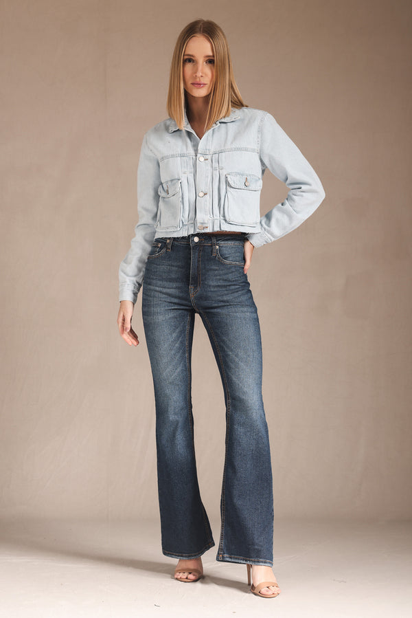 Calça Bootcut Sadie Jeans Médio