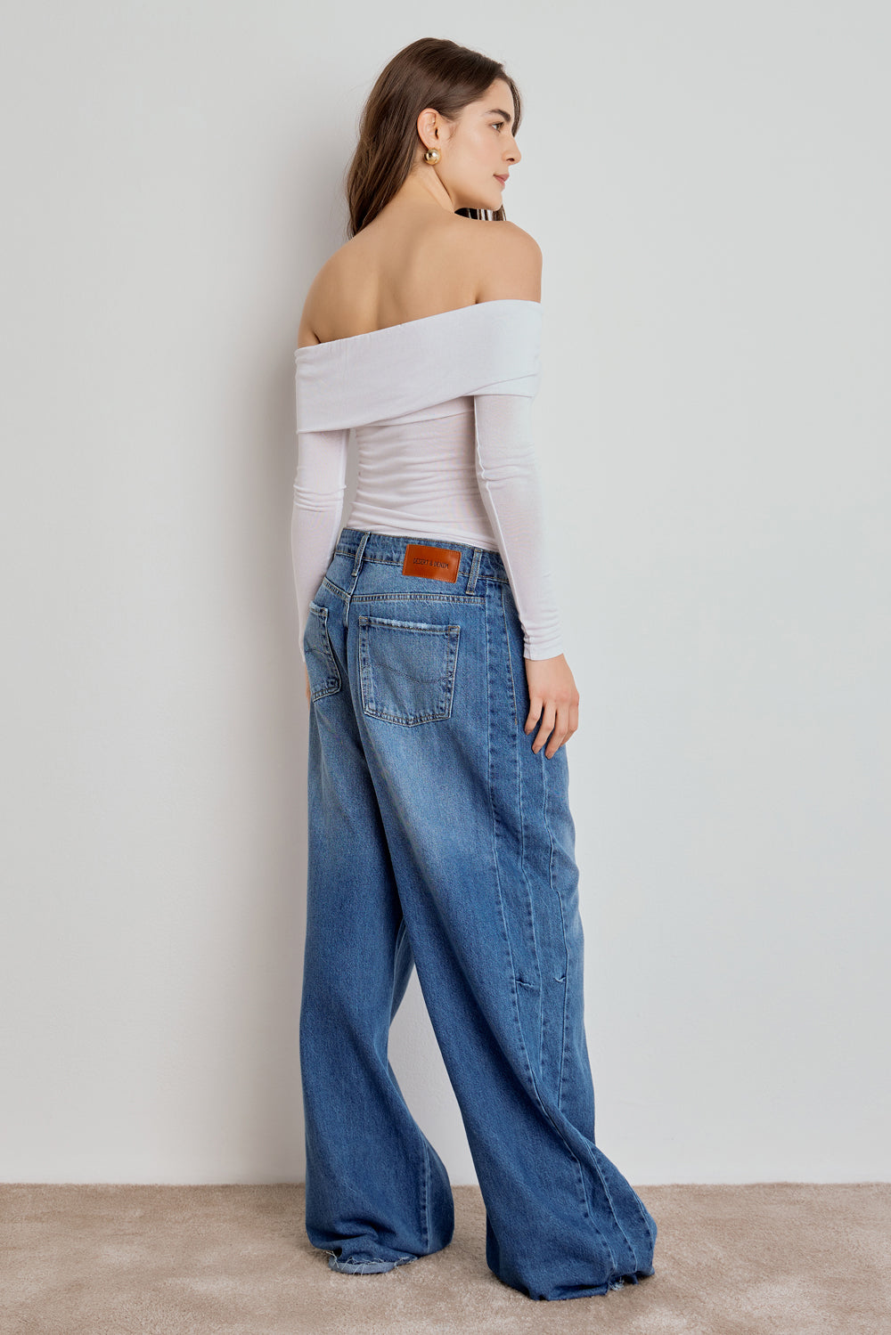BLUSA FEMININA OMBRO A OMBRO - BRANCA