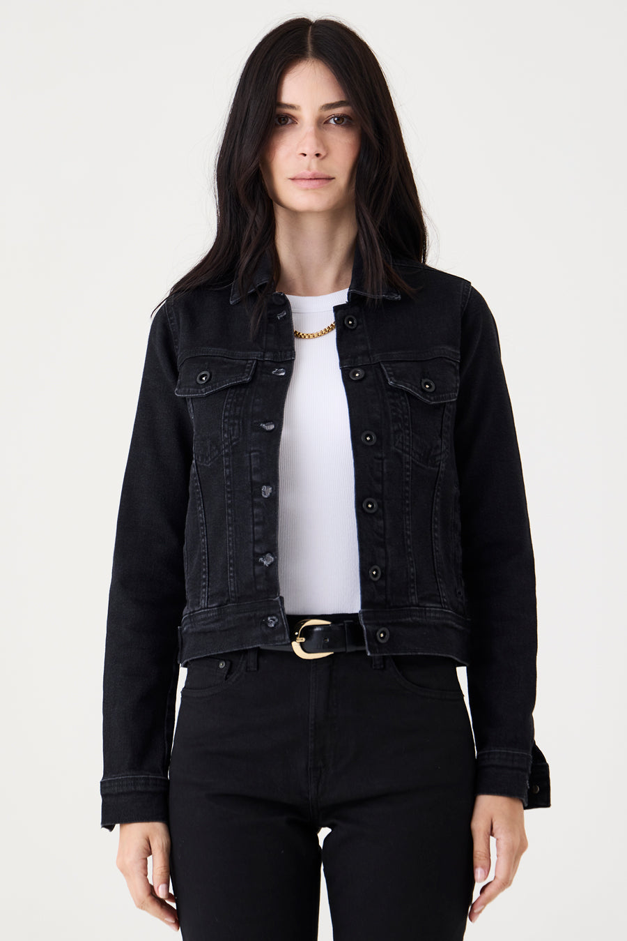 JAQUETA MARLI FEMININA BLACK JEANS