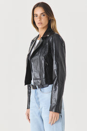 JAQUETA FEMININA DE COURO BLACK
