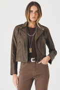 JAQUETA FEMININA DE COURO JESSE