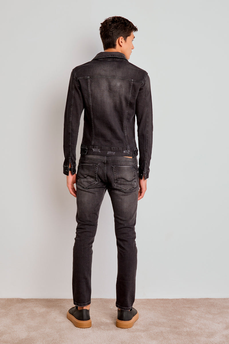 Jaqueta Aidan Black Jeans