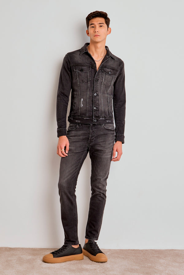Jaqueta Aidan Black Jeans