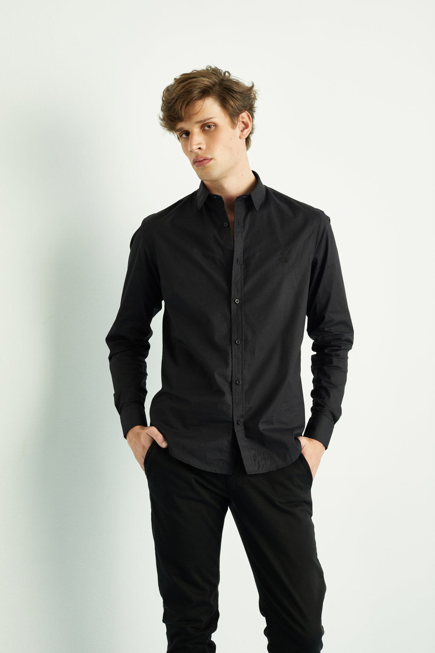 CAMISA MASCULINA PRETA
