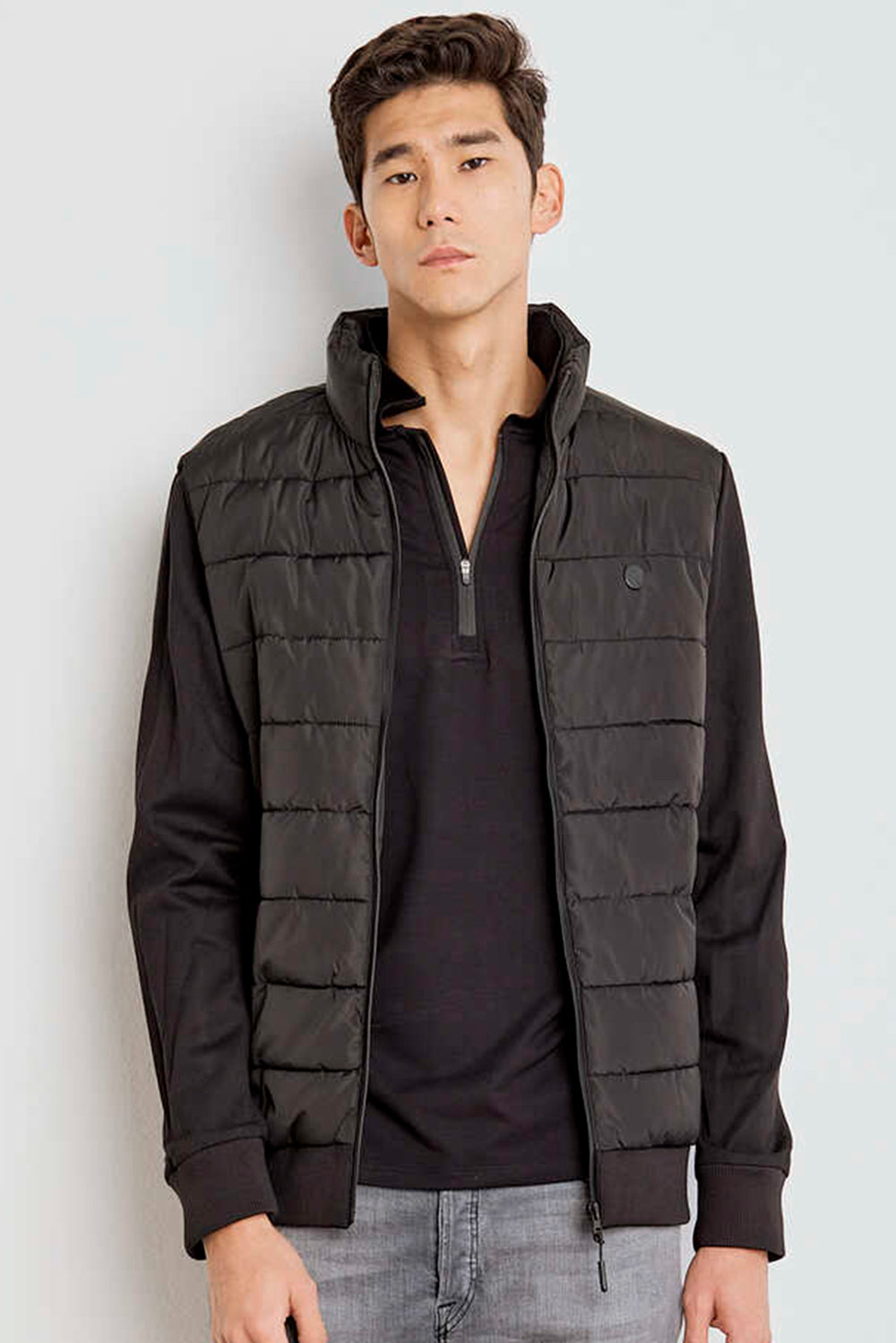 JAQUETA MASCULINA PUFFER PRETA