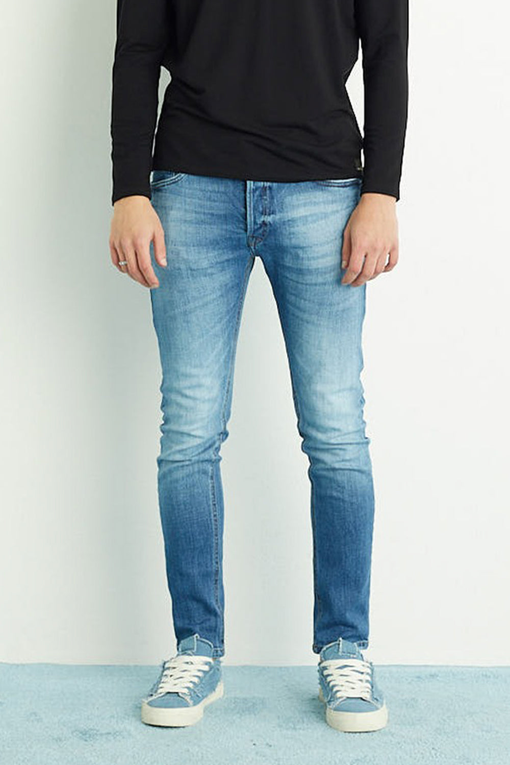 CALCA SLIM JEANS MASC