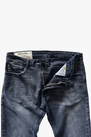 CALÇA THEO MASCULINA SLIM BLACK JEANS