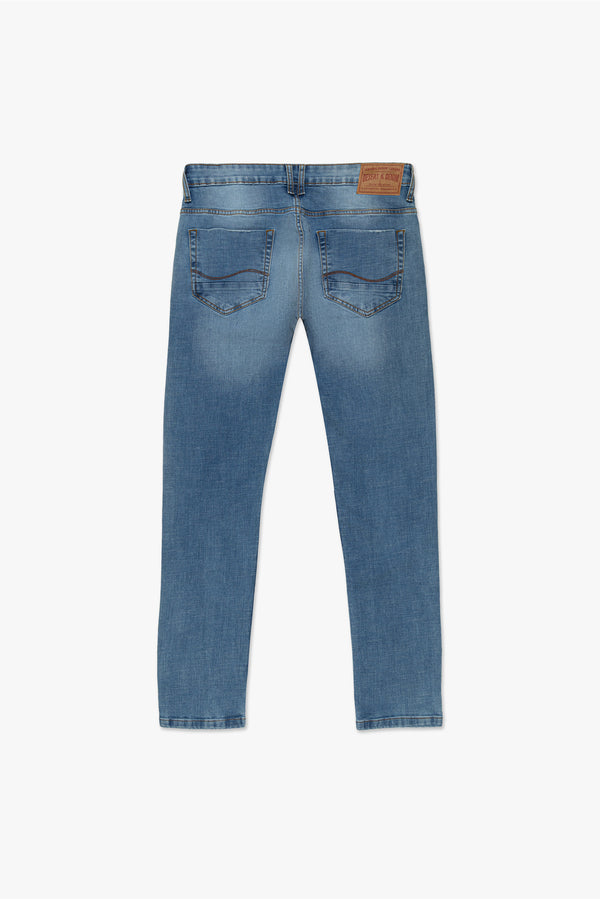 CALÇA THEO MASCULINA SLIM JEANS MÉDIO