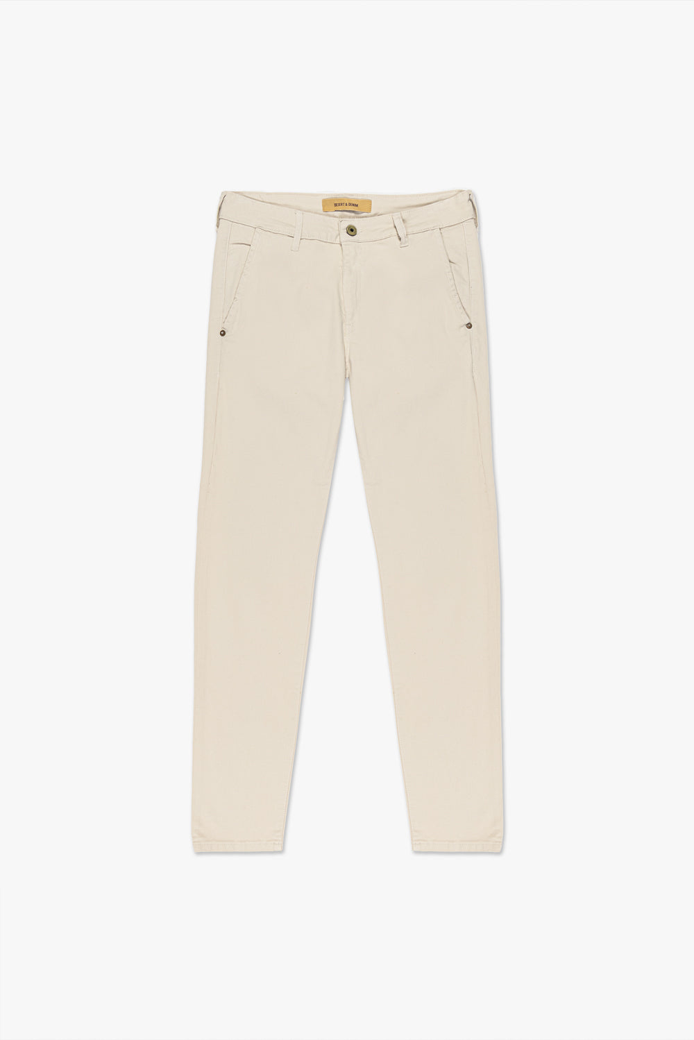 CALCA CHINO SLIM SARJA MASC - AREIA