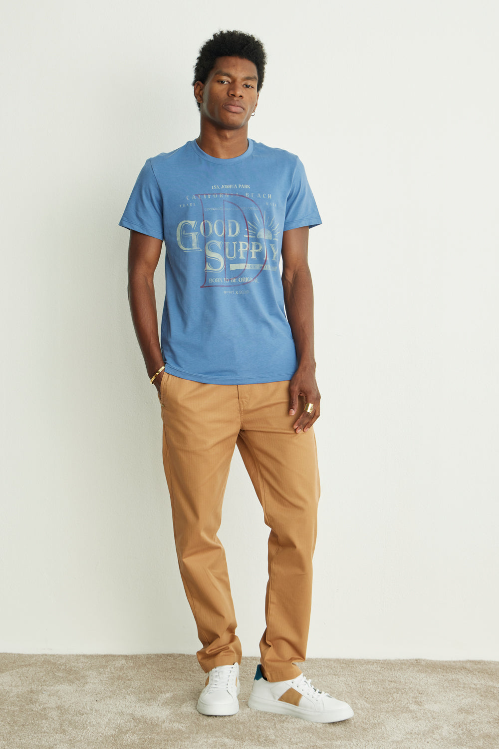 Calça Masculina Chino Caramel