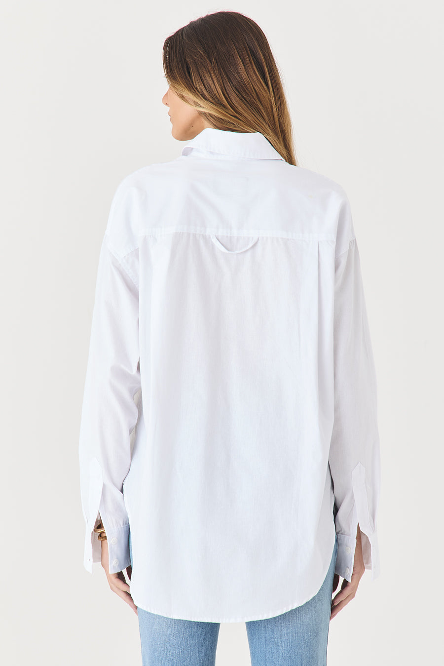 CAMISA FEMININA TRICOLINE RELAXED - BRANCO