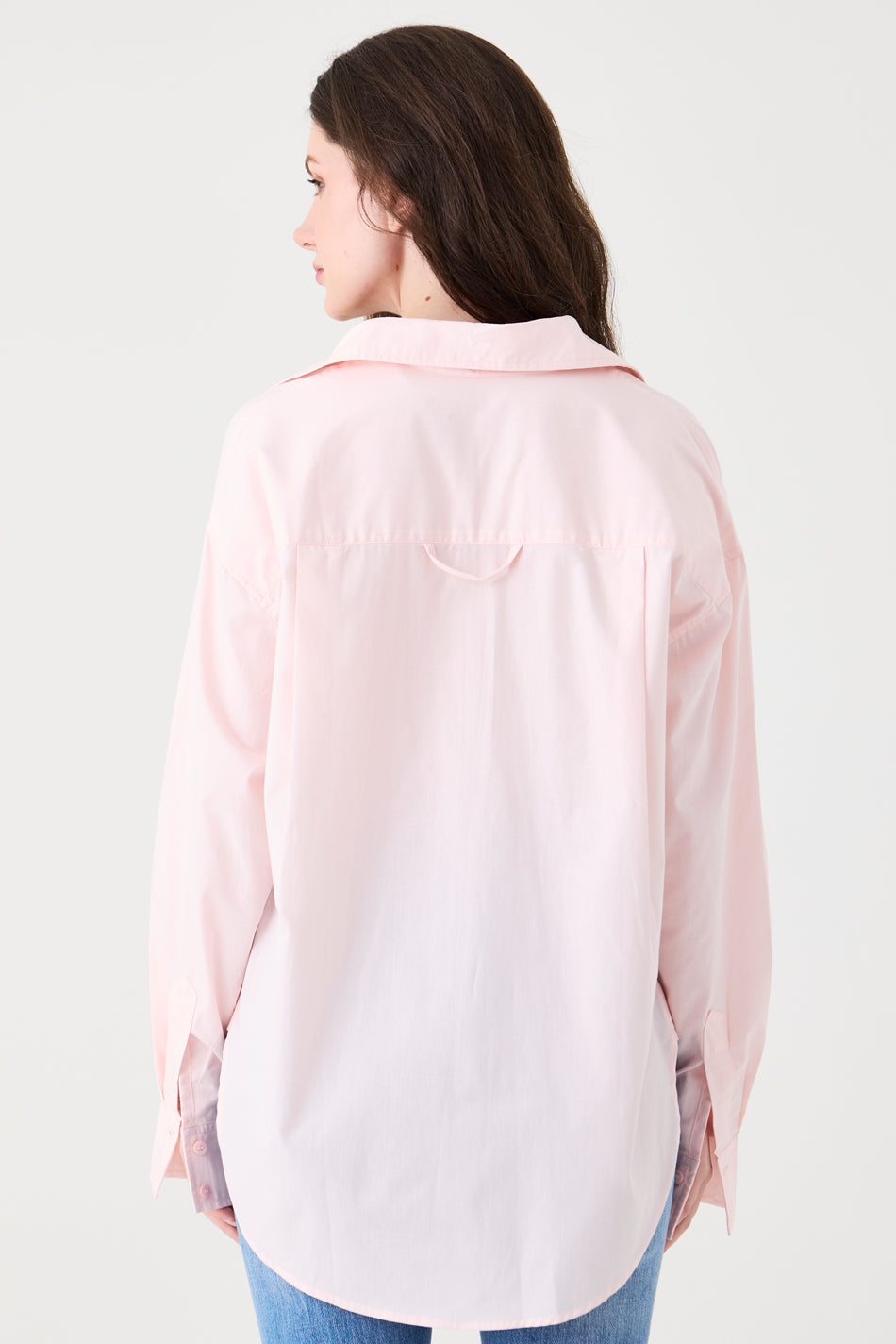 CAMISA FEMININA TRICOLINE RELAXED - ROSA CLARO