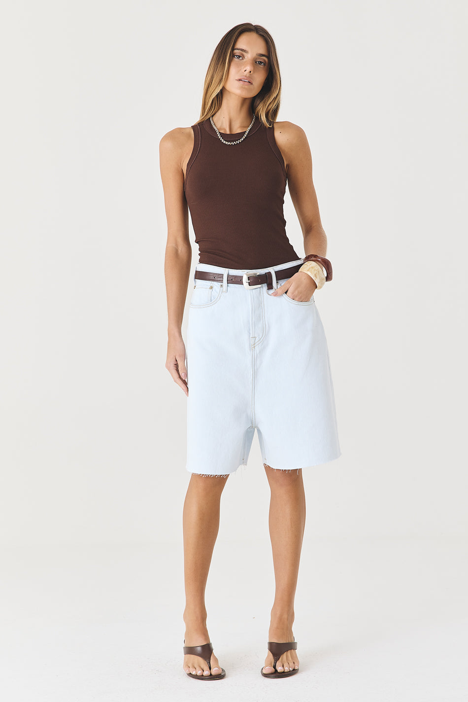 BERMUDA MIA FEMININA JUMBO JEANS ULTRADELAVÊ