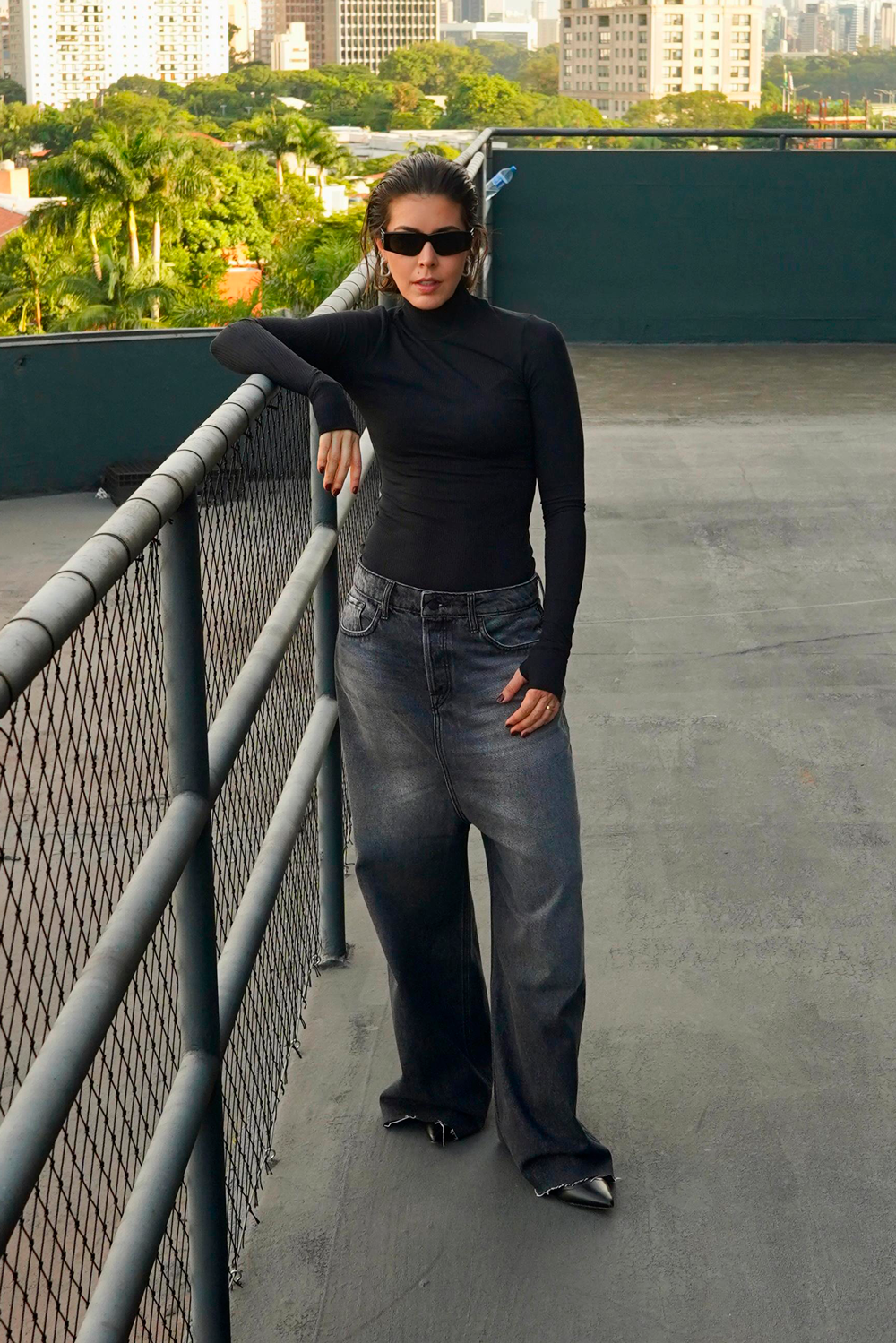 Calça Jumbo Jeans Black