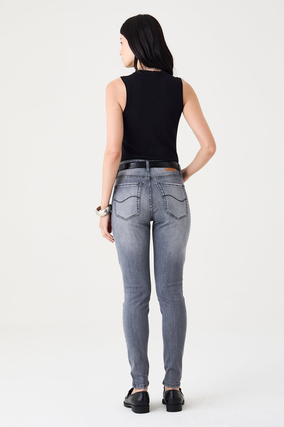 CALÇA SOFIE FEMININA SKINNY GREY JEANS