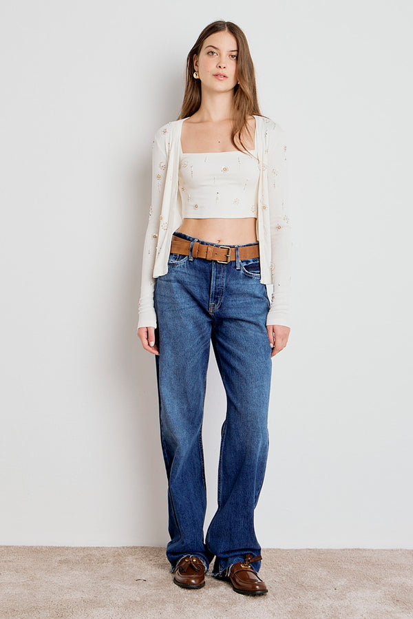 CALÇA STRAIGHT ESSENTIAL JEANS