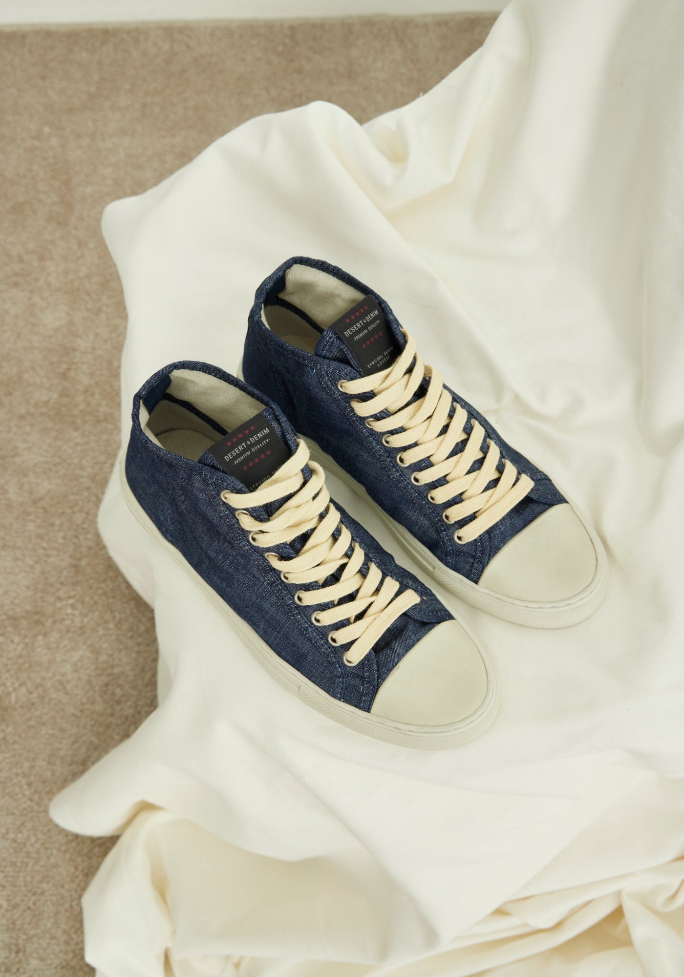 TÊNIS MASCULINO CANO ALTO JEANS ESCURO