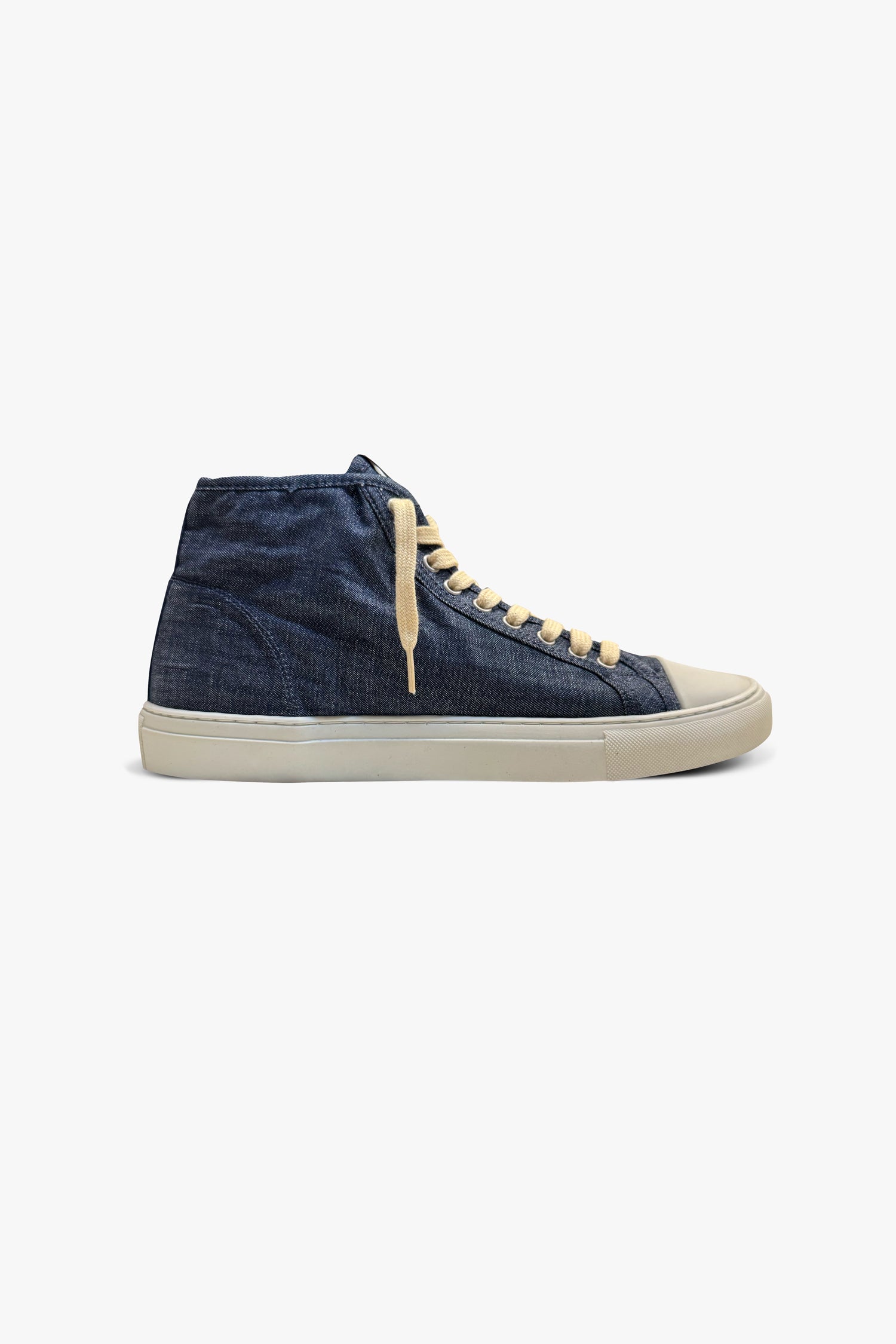 TÊNIS MASCULINO CANO ALTO JEANS ESCURO