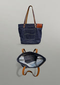 BOLSA JEANS ALCA COURO BOLSO FRONTAL