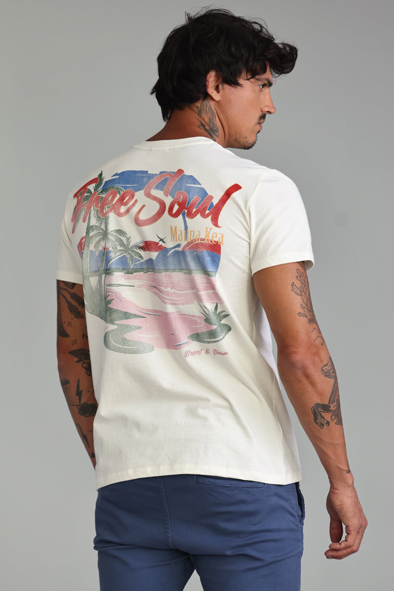 CAMISETA MASCULINA SLIM FREE SOUL