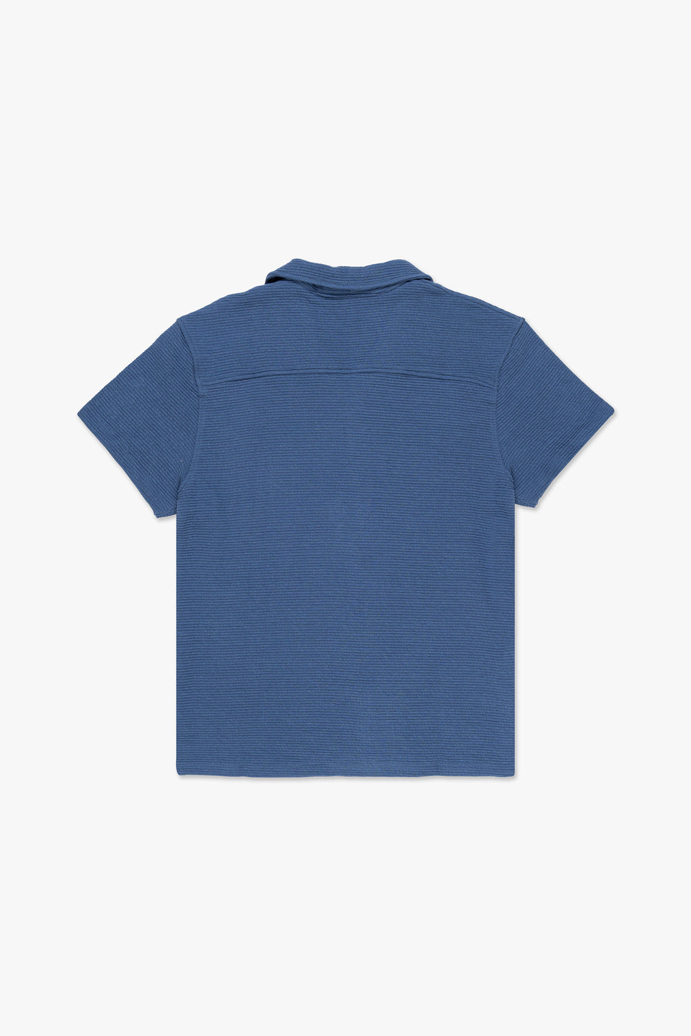 Camisa Malha Masc Azul
