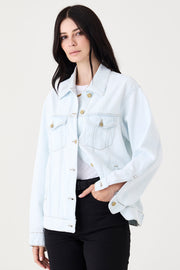 JAQUETA DANA FEMININA RELAXED JEANS DELAVÊ