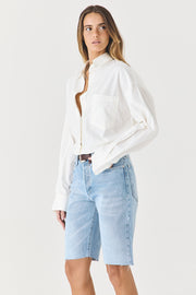 BERMUDA CAMI FEMININA JEANS MÉDIO