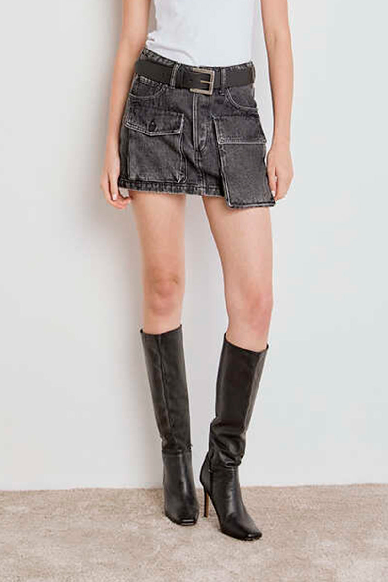 MINI SAIA JADE FEMININA CARGO JEANS