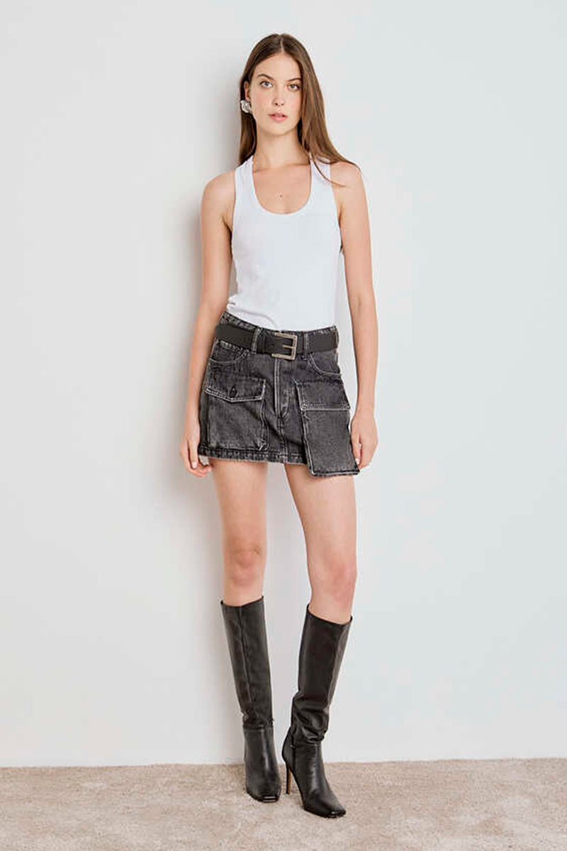 MINI SAIA JADE FEMININA CARGO JEANS