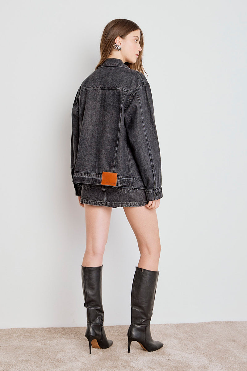 JAQUETA RELAXED JEANS