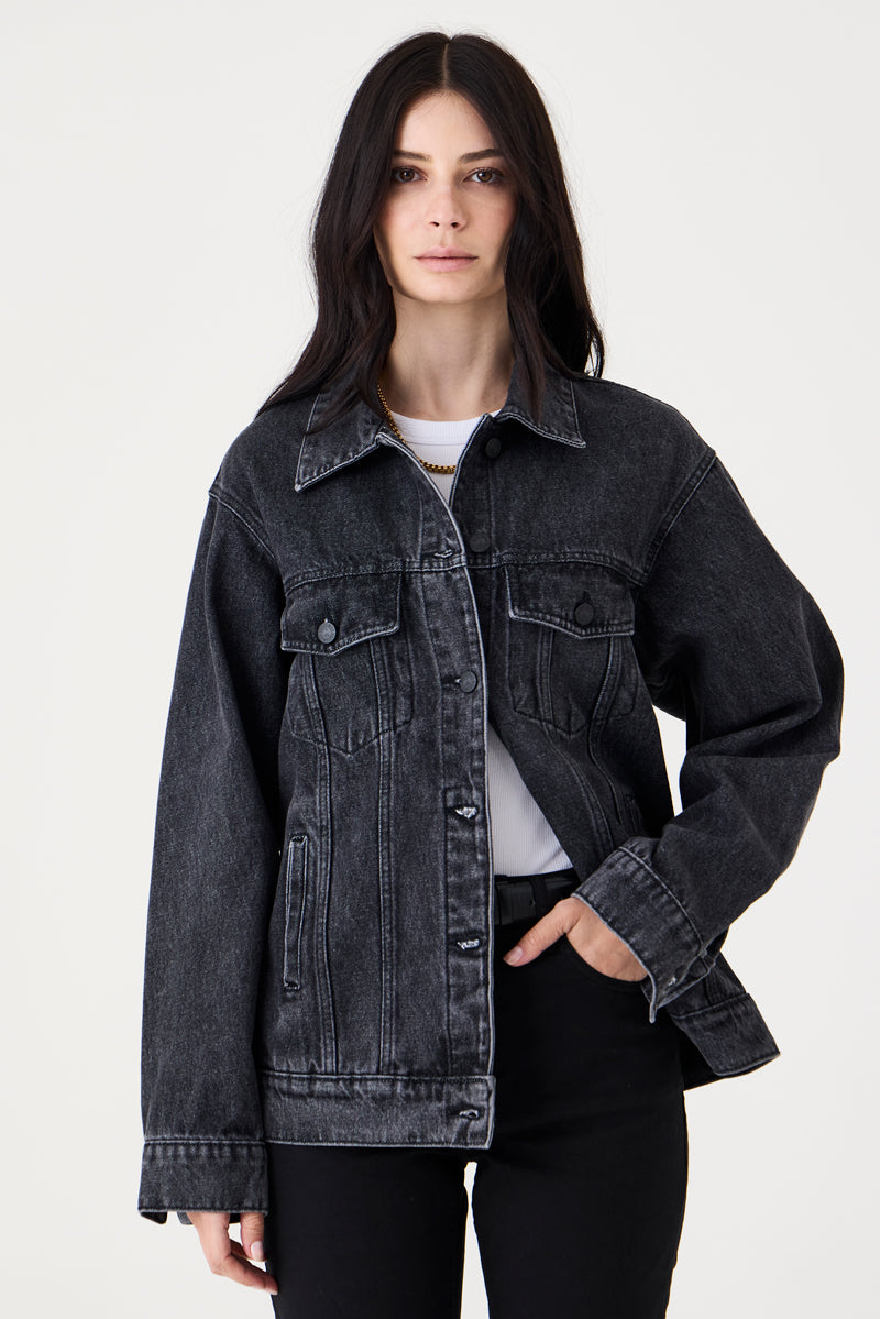 JAQUETA DANA FEMININA RELAXED JEANS