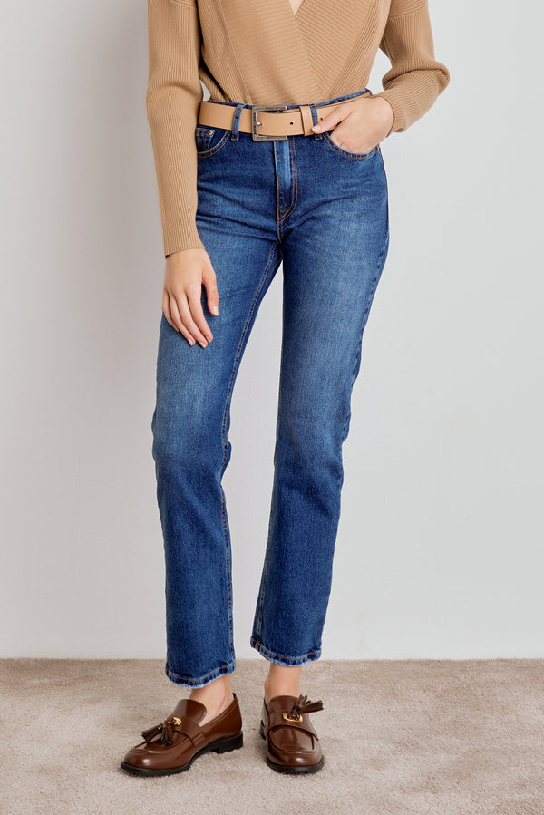 CALÇA FEMININA LOW RISE JEANS MÉDIO