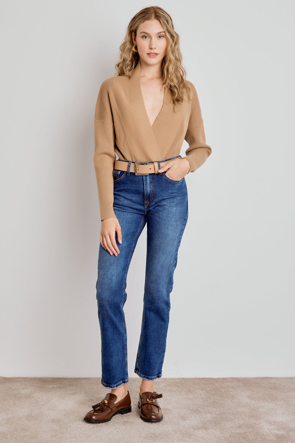 CALÇA FEMININA LOW RISE JEANS MÉDIO