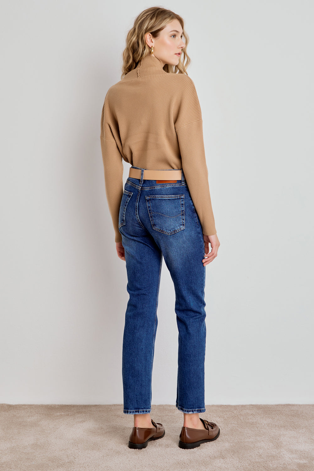 CALÇA FEMININA LOW RISE JEANS MÉDIO