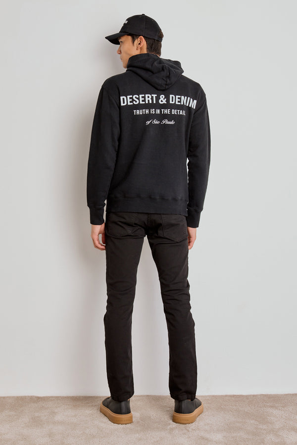 MOLETOM MASCULINO DESERT & DENIM - PRETO