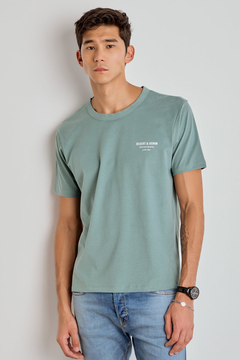 CAMISETA DESERT & DENIM MASC - VERDE