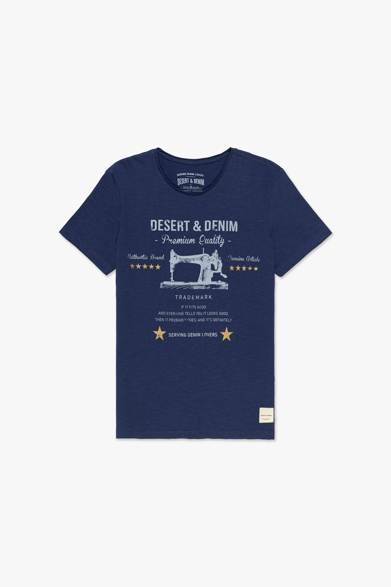 CAMISETA D&D MÁQUINA MASC - MARINHO