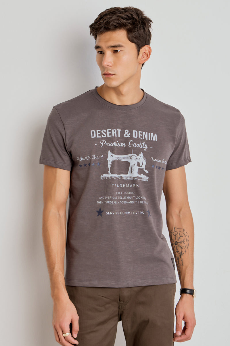 CAMISETA MASCULINA D&D MÁQUINA - CHUMBO