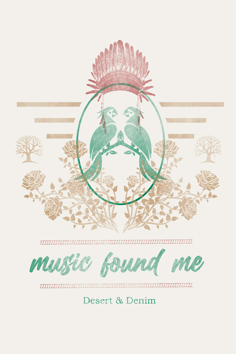 CAMISETA MASCULINA  MUSIC FOUND ME