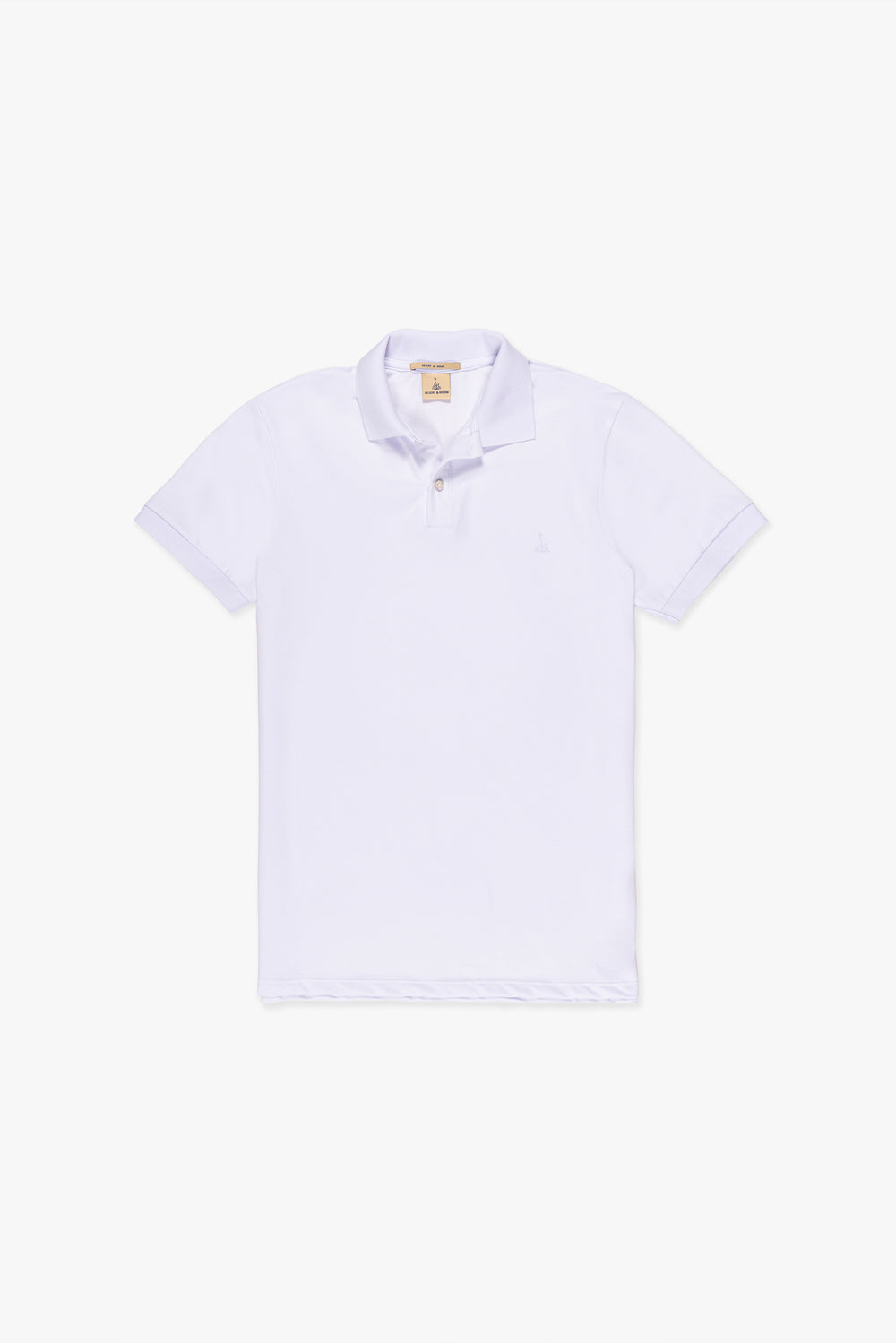 CAMISETA POLO COLOR MASC - BRANCO