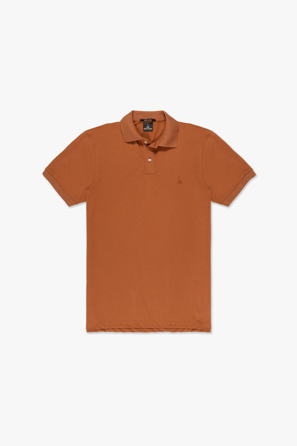 CAMISETA POLO COLOR MASC - CARAMEL