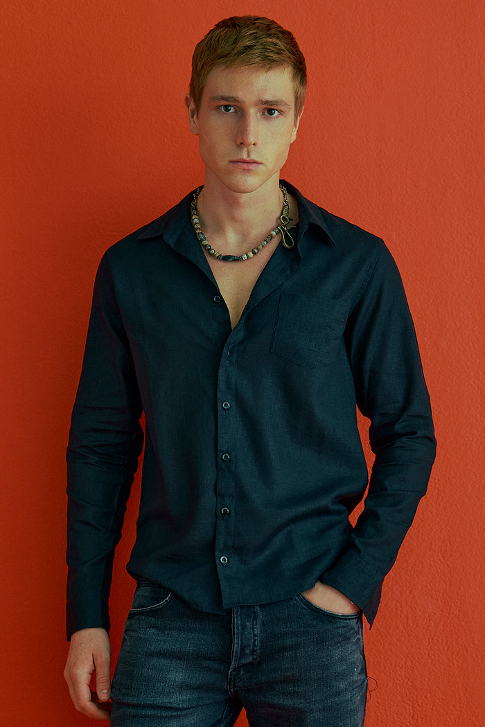 CAMISA MANGA LONGA LINHO MASC