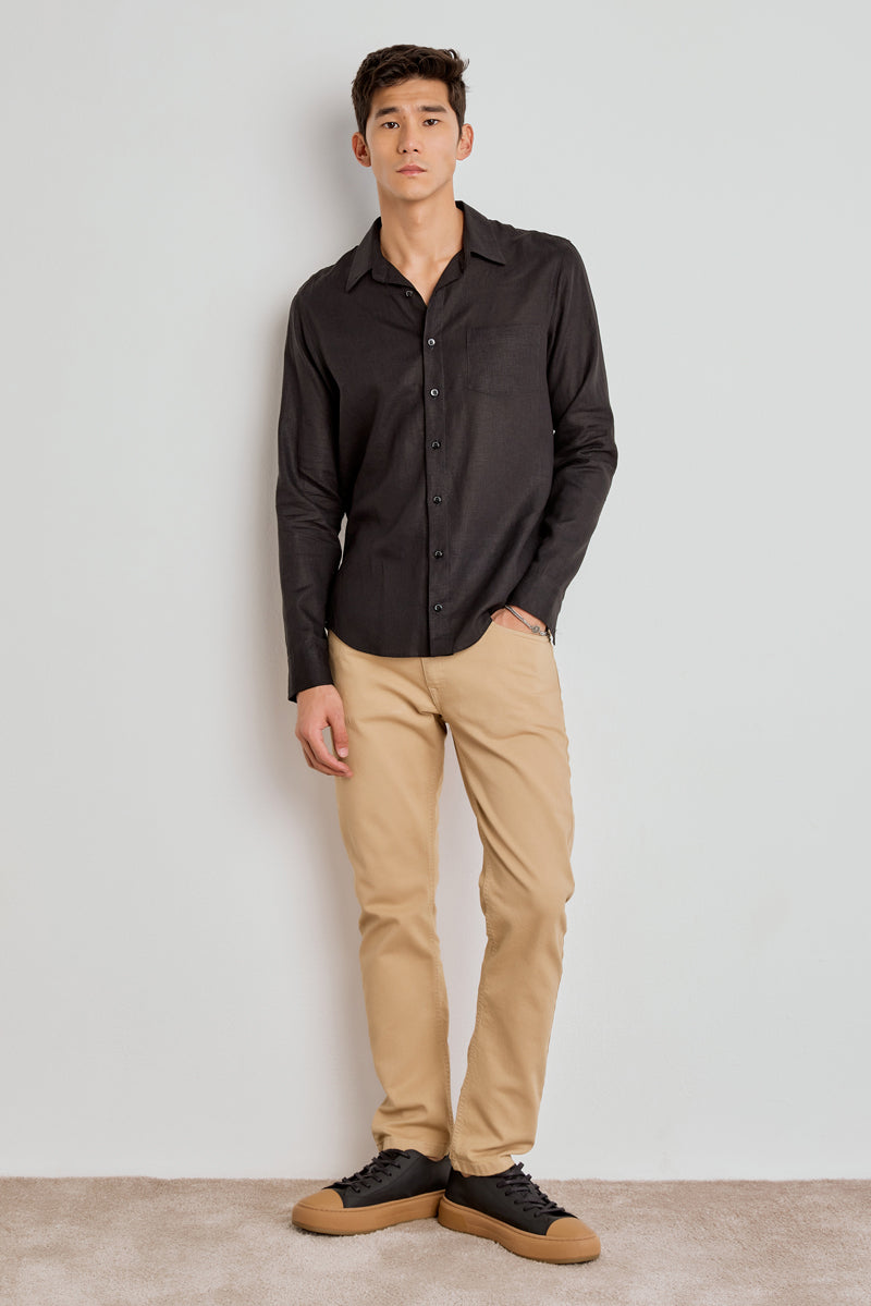 CAMISA MANGA LONGA LINHO MASC